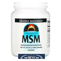 소스내추럴스 MSM 파우더 1000g 384회분 식이 식용 유황 가루 분말, 1개