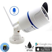 Ip 카메라 와이파이 1080 p 야외 960 p 720 p cctv 보안 비디오 무선 onvif 2mp 감시 오디오 ipcam 나이트, 04 720P With Adapter