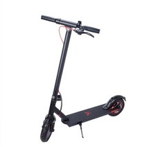 전동 킥보드 접이식 이륜차 강력한 500W 15AH 스쿠터 전기 브러시리스 모터 성 10 인치 65km 내구성, Black