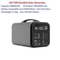 비상발전기 카라반 이동식 발전기 노지캠핑 캠핑용 태양열 비상용 uapow 자체 제조 업, ua1100wh, 다른