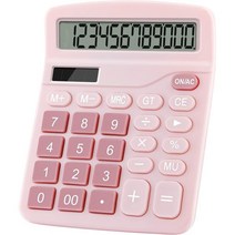 Tocorpie 오피스 데스크 계산기 12 Digits (Pink), Pink