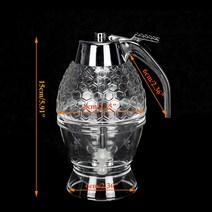바란분유포트 온도조절 전기포트 티포트 분유포트기 1pcs 꿀 항아리 주스 냄비 디스펜서 200 ml 물방울 주, 01 Honey Dispenser_01 M