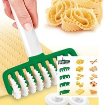 가정용냉면 국수 제면기 칼국수 밀가루반죽기 다기능 플라스틱 국수 나이프 파스타 메이커 주방 도구 롤, 한개옵션1, 01 jagged teeth