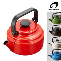 노다호로 2.0L 법랑 주전자 AM-20K, 블랙, 2L