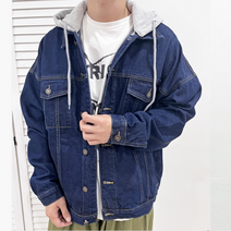 바이건 오버핏 후드 청자켓 [두께감 UP] 4color