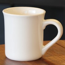 머그컵 + 유리컵 베스트 모음, 1개, 꺄도 라떼 화이트 머그