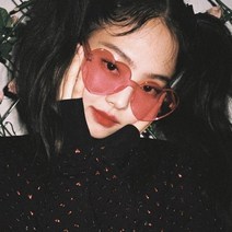 인스타 파티 하트 선글라스 틴트 무테 셀럽 바캉스