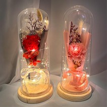 졸업 입학 선생님 감사 인사 카네이션 무드등 대 친구선물 감성인테리어 수유등 PC방조명, LED 카네이션 꽃 무드등 대 레드