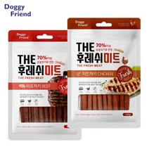 3개월강아지 성장발육 비프치킨 2종 저키 져키 훈련간식 영양식 건강한, 1개