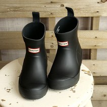 헌터 키즈 레인 부츠 블랙 컬러 어린이 장화 23년 SS 신제품