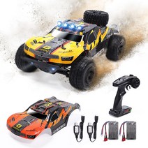 DEERC 1:10 스케일 45km/s 오프로드 몬스터 4륜구동 RC카 9201E 배터리 2개 40분 사용가능 80m 조종거리
