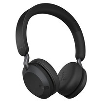 Jabra 엘리트 45h 온이어 무선 헤드폰 티타늄 블랙 최대 50시간 배터리 고급 40mm 스피커로 우수한 사운드 컴팩트한 접이식 경량 디자인, Elite 45h_Titanium Black
