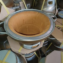 황토 화덕 화로 (편리 미니 장작 스토브 그릴 바베큐용 캠핑용 화로대 숯통 불멍)