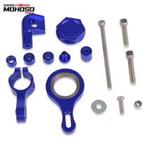For Yamaha YZF R6 2006- R1 02- Motorcycle Accessories Steering Stability Damper Bracket Shock Absorb, [03] Blue