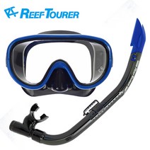 TUSA 리프투어러 성인 마스크 스노클링 세트 RC-1117Q, BKMB