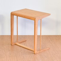 하이목스 원목 라인 사이드테이블 간이 보조 침대 소파 이동식 책상, 01_내츄럴/W600xD400xH640