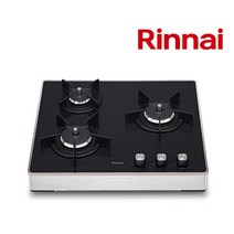 린나이 빌트인 가스렌지 가스쿡탑레인지 RBR-PF3000 블랙 220v 코드식 타공사이즈 560x480, LPG, RBR-PF3000(낮은스탠드)