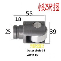 1PC 교체 선반 센터 프레임 액세서리 18 20 25 30 35 42mm 베어링 롤러 기계, 03 3