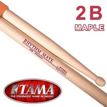 TAMA 리듬메이트 드럼스틱 HRM 5A 5B 2B 7A 히코리/메이플, HRM 2B Maple