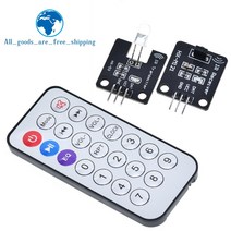 1세트 IR 적외선 송신기 모듈 Ir 디지털 38khz 수신기 센서 Arduino 용 원격 제어, With Remote control, with Remote Control