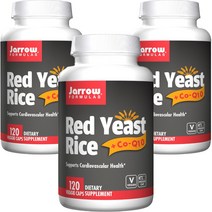 재로우 레드 이스트 라이스 + Co-Q10 캡슐 비건, 120개입, 3개