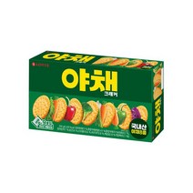 롯데 야채크래커 249g 쫀듯한 바삭한 수제쿠키 사무실간식, 20개