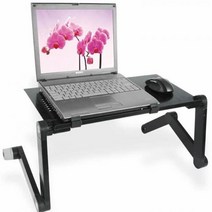 [도매큐] 노트북거치대/노트북테이블 노트북 받침대 각도조절독서대 침대노트북거치대 눕서대, 2-1)노트북거치대[플러스]블랙