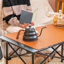 방염매트 롤테이블보 테이블가죽 감성 캠핑테이블 매트 보, 브라운(55X85) 1개