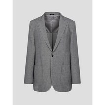 [GC3211M02A][SS23신상]린넨블렌드하운드투스재킷-베이지(갤럭시라이프스타일), 95