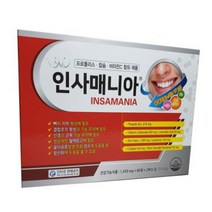 인사매니아 60정 플라보노이드 잇몸 프로폴리스 치아건강 칼슘, 2개