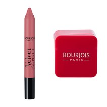 Bourjois 부루조아 부르조아 립크레용 벨벳 더 펜슬 004 AMOU-ROSE 아무 로즈 3g 샤프너 포함