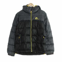 네파 블랙그레이 체크 구스다운 패딩점퍼 남자 2530