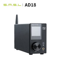 SMSL AD18 HIFI 오디오 앰프 스테레오 블루투스 Apt X USB DAC 앰프 플레이어 DSP 전체 디지털 전원 amplificador 2.1 스피커