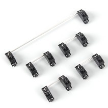 한손키보드 PCB 장착 체리 스태빌라이저 기계식 수정 키 위성 축 7u 625u 2u 3u 6u, 없음, 없음, 7.1x6u - Black Cherry Stab