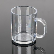 트라이탄컵 머그컵 365ml, 투명, 1개