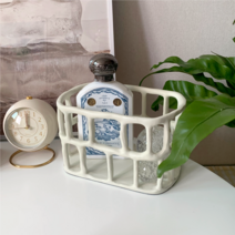 화장품정리함 바스켓 향수 프렌치오브제 이케아바구니 네트망 인테리어 소품 바스켓