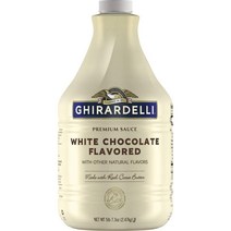 Ghirardelli 기라델리 초콜릿 맛 프리미엄 대용량 소스 2.47kg 5종모음, 화이트 초콜릿 맛 2.47kg