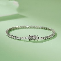 모이사나이트팔찌 다이아 다이아테니스 팔찌 oevas 100 925 스털링 실버 리얼 3-5mm 모이사나이트 여성용 스파클링 웨딩 파티 파인 쥬얼리 발렌타인 선물