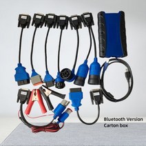 자동차도구수리 도구 상자 공구 자동차도구수리 USB 블루투스 디젤 트럭 진단 OBD 오류 진단 감지기 NEXIQ 2 링크 스캐너 도구, 3.BLUE Carton Box