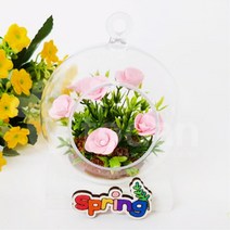 클레이꽃 벽걸이화분 만들기 단체수업 돌봄교실 미술놀이 미술패키지 어르신 어린이집, 개나리