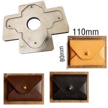 목형 가죽재단 DIY 패턴 커터 프레스 절곡 철판 가죽공예 도구diy leather craft coin bag cardholder 여성 봉투 지갑 원피스 다이 커팅 나이프 금형, 아크릴 몰드