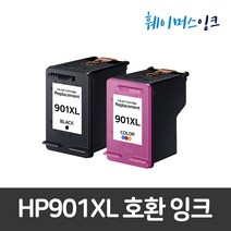 901XL 대용량 호환잉크 HP OFFICEJET 4500 4500 DESKTOP J4580 J4660, HP재생잉크, HP901XLC(대용량)칼라, 1개