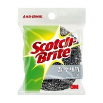 3M 스카치 브라이트 철 수세미 1개입 45g #36529870ea, 1, 1