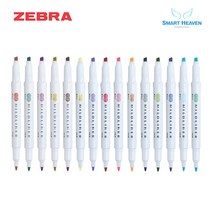 제브라 마일드라이너 형광펜, 스모크블루, 1개