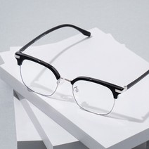 리끌로우 [리끌로우 : 최초판매가 39 000] RECLOW TR B220 BLACK SILVER GLASS 안경