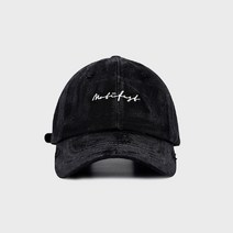 모티패스트 가먼츠 스크립트 캡 디스 왁스 버전 (블랙) - Black