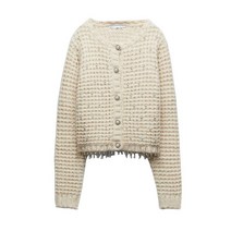 ZARA 비즈 니트 재킷 스웨터 3920102