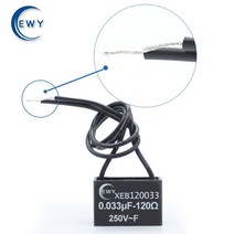 캐퍼시터 차량용 캐패시터스파크 킬러 XEB120033 0.033 미크로포맷 120ohm 250V quencher 간섭 방지 전자, 01 XEB120033