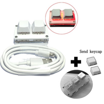 게임용 키보드 게이밍 미니 키패드 usb osu rgb 백라이트 기계식 (keycaps 포함) 2 키 복사 붙여넣기 오디오 바로 가기 프로그래밍 가능한 게임