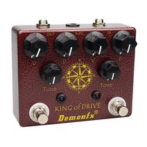 Demonfx 킹 오브 드라이브 클론 오버 드라이브 kot의 킹 톤 효과 페달 오버 드라이브, [3] BEDeluxe